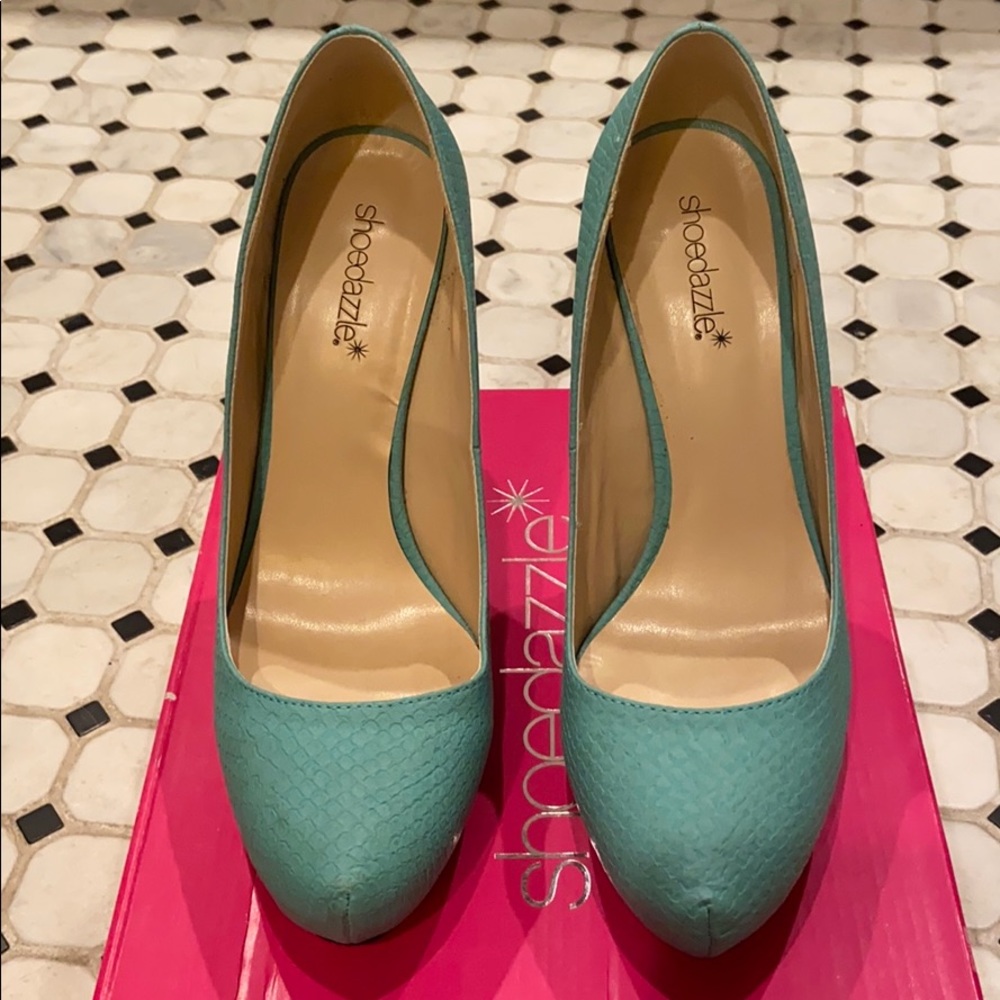 Sandia Turquoise Stilettos 8.5